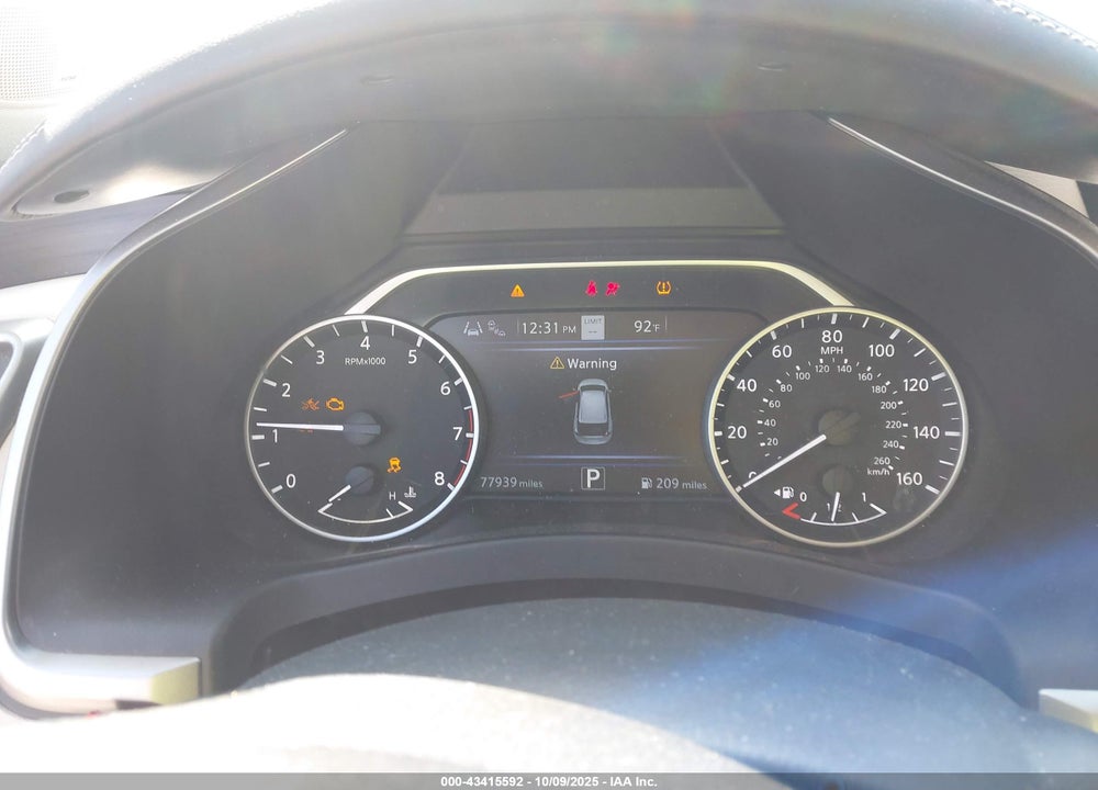 2019 NISSAN MURANO PLATINUM VIN: 5N1AZ2MS6KN116466