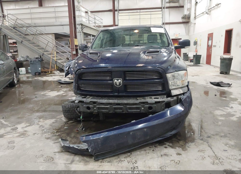2012 RAM 1500 SPORT VIN: 1C6RD7MT8CS308963
