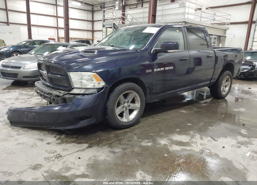2012 RAM 1500 SPORT VIN: 1C6RD7MT8CS308963
