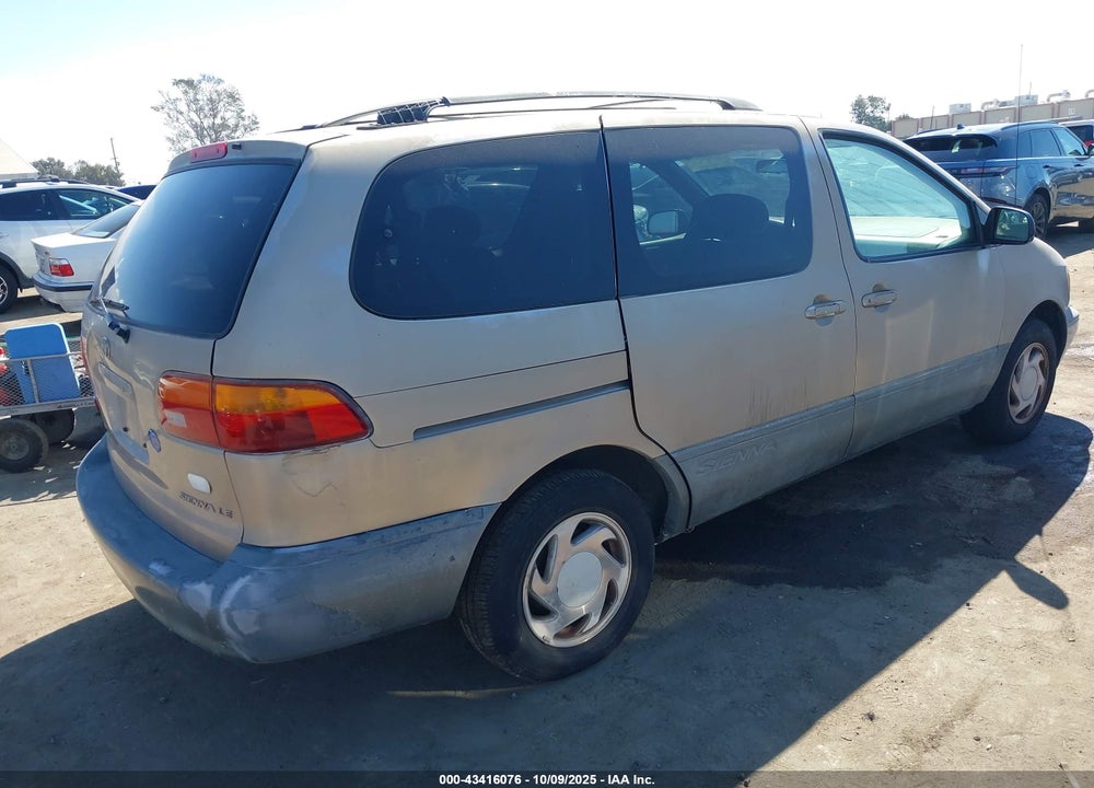2000 TOYOTA SIENNA VIN: 4T3ZF13C2YU232902