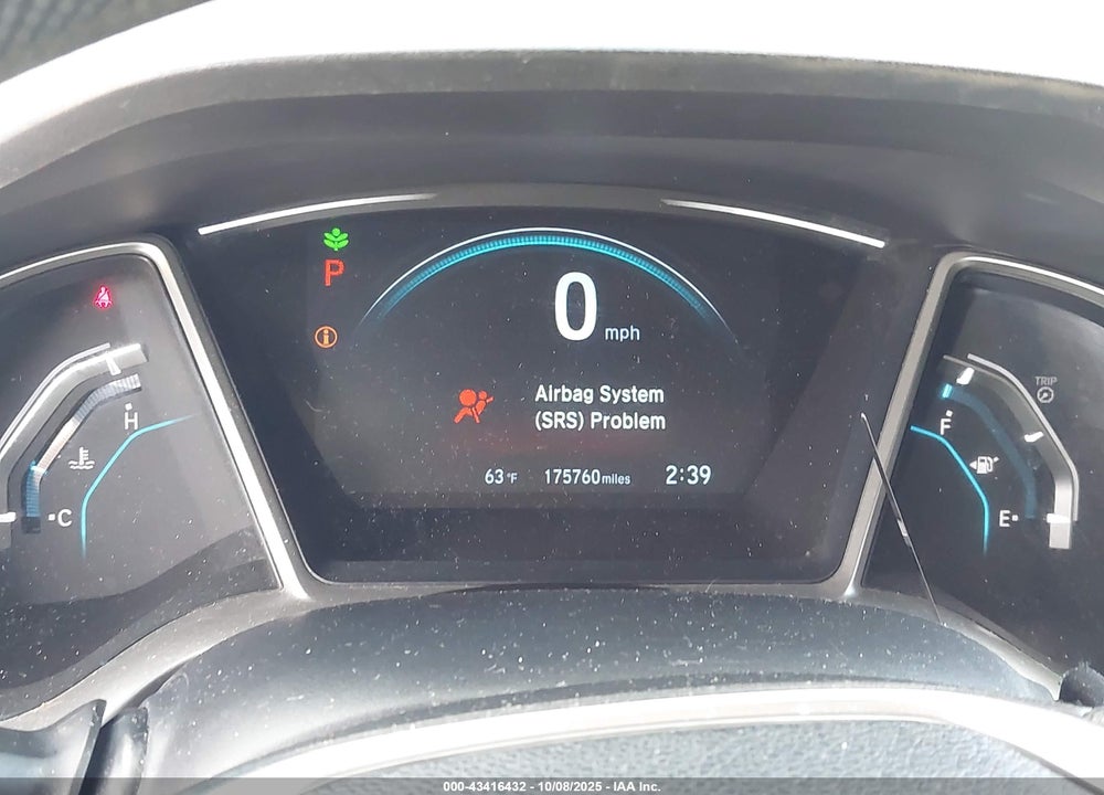 2016 HONDA CIVIC EX-T VIN: 2HGFC1F39GH630101