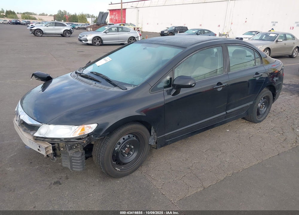 2011 HONDA CIVIC VIN: 2HGFA1F55BH309396