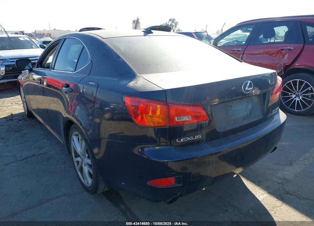 2007 LEXUS IS 250 VIN: JTHBK262672034710