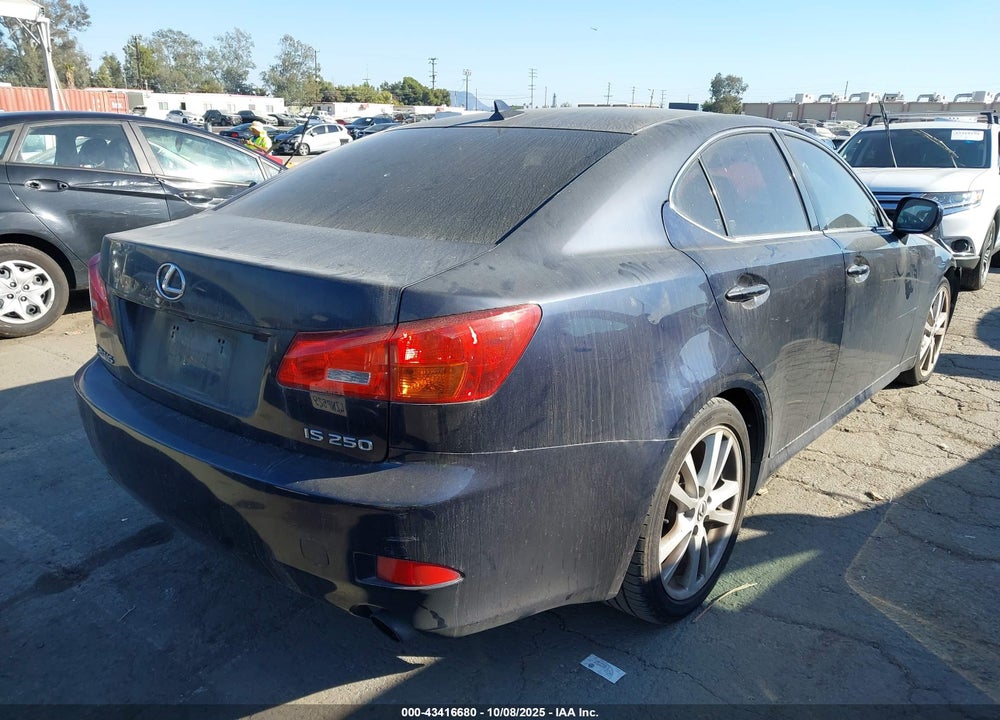 2007 LEXUS IS 250 VIN: JTHBK262672034710