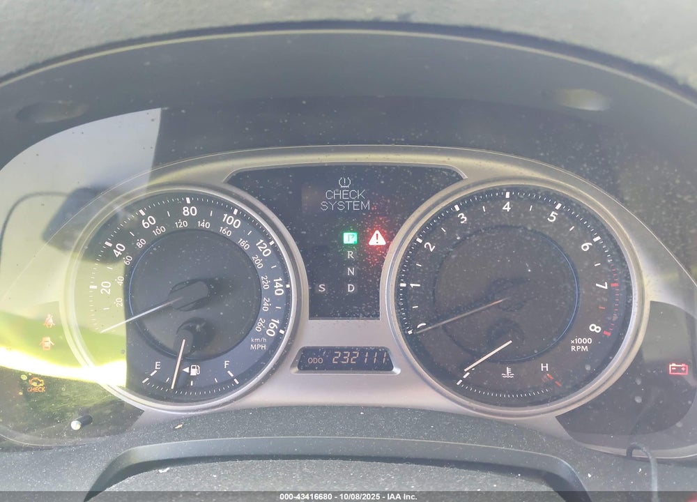 2007 LEXUS IS 250 VIN: JTHBK262672034710