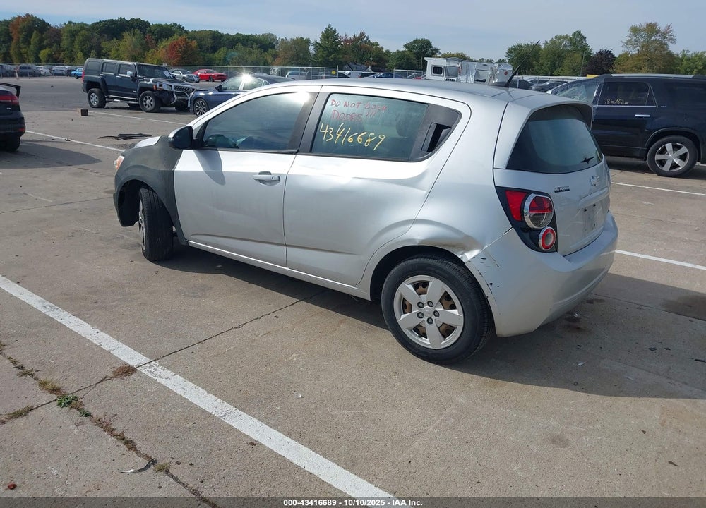 2013 CHEVROLET SONIC LS AUTO VIN: 1G1JA6SH9D4102315