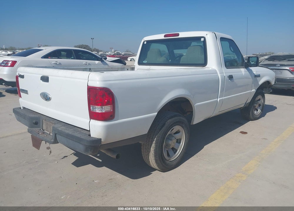 2008 FORD RANGER VIN: 1FTYR10D48PB08349