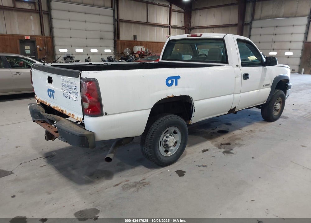 2005 CHEVROLET SILVERADO 2500HD WORK TRUCK VIN: 1GCHK24U25E324941