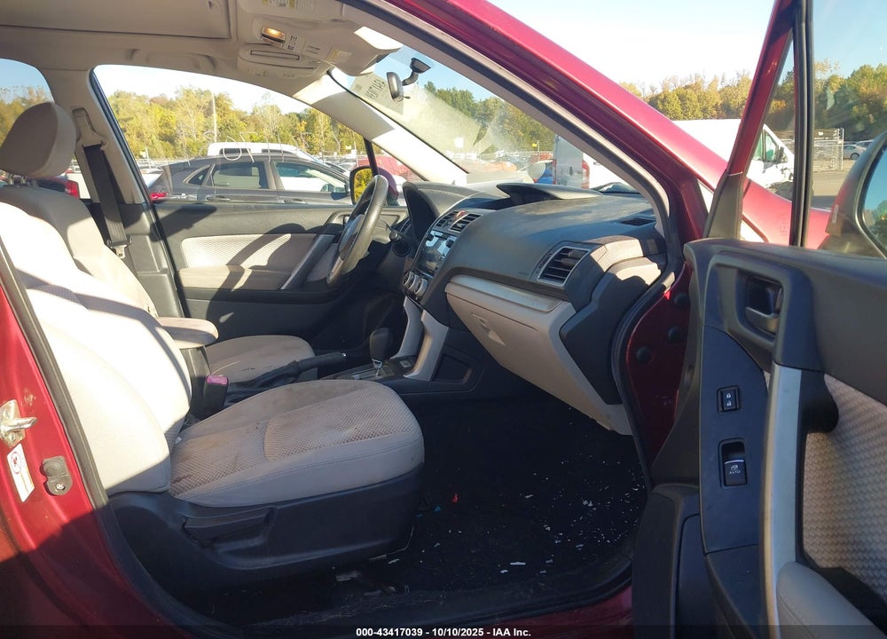 2017 SUBARU FORESTER VIN: JF2SJAGC5HH588620