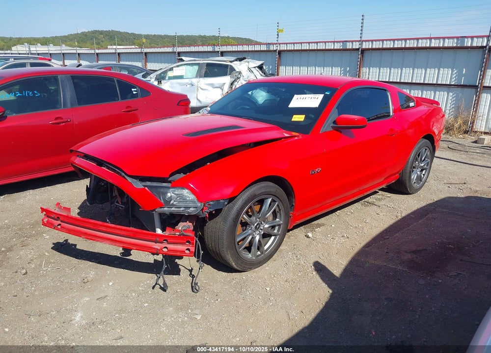 2014 FORD MUSTANG GT PREMIUM VIN: 1ZVBP8CF0E5288192