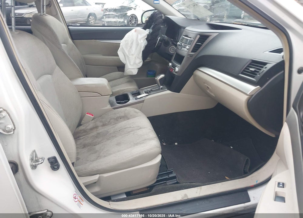 2012 SUBARU OUTBACK VIN: 4S4BRBAC7C3283885