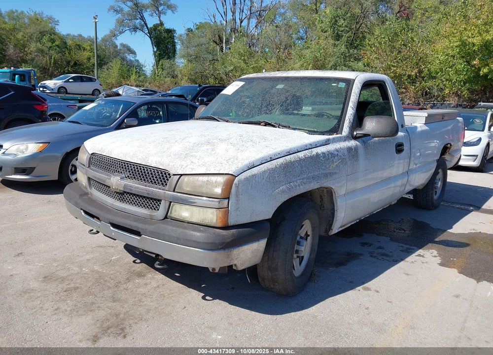 2004 CHEVROLET SILVERADO 1500 WORK TRUCK VIN: 1GCEC14Z34Z311869