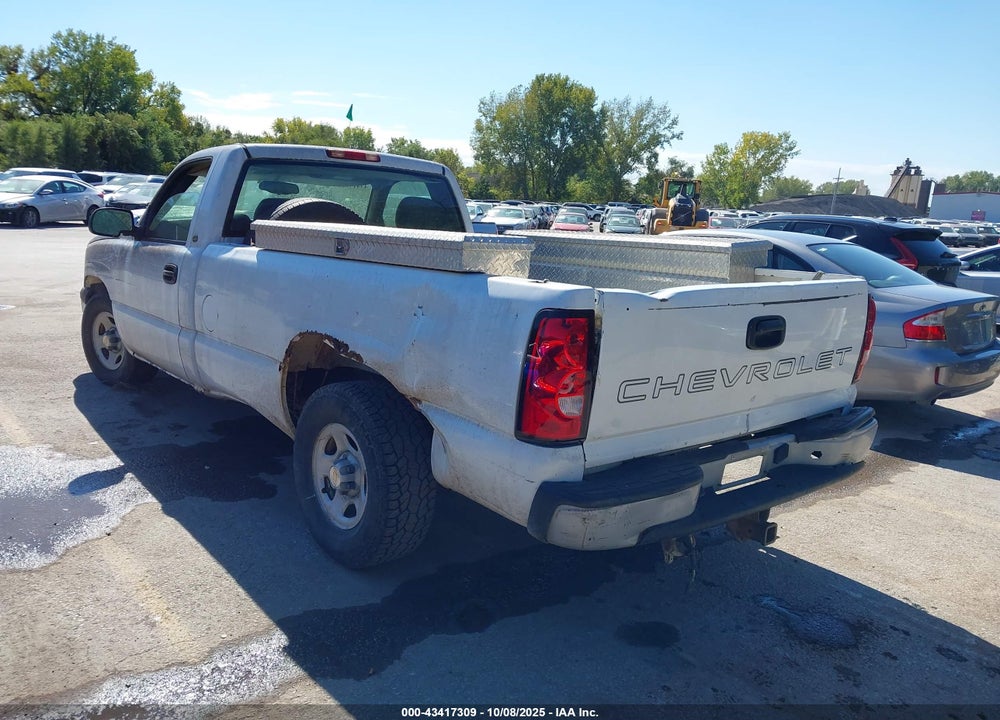 2004 CHEVROLET SILVERADO 1500 WORK TRUCK VIN: 1GCEC14Z34Z311869