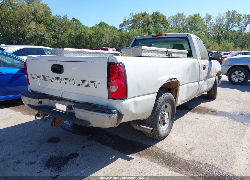 2004 CHEVROLET SILVERADO 1500 WORK TRUCK VIN: 1GCEC14Z34Z311869