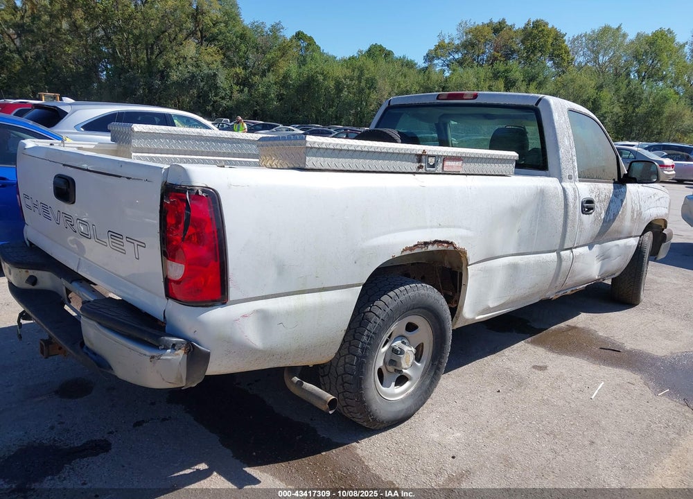 2004 CHEVROLET SILVERADO 1500 WORK TRUCK VIN: 1GCEC14Z34Z311869