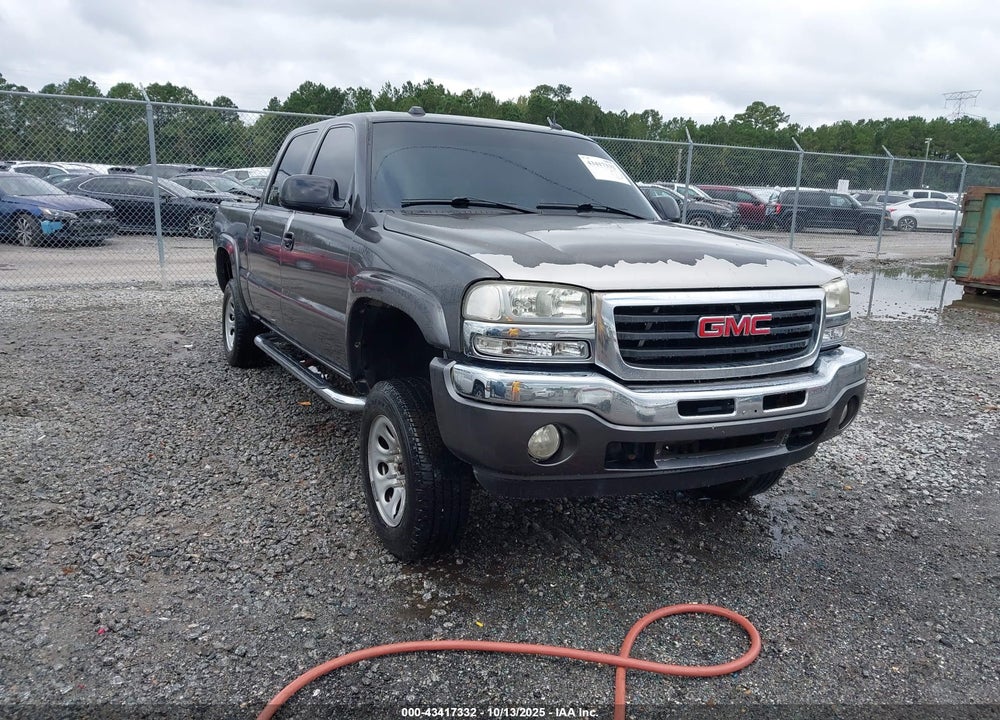 2005 GMC SIERRA 1500 SLE VIN: 2GTEK13T851393981