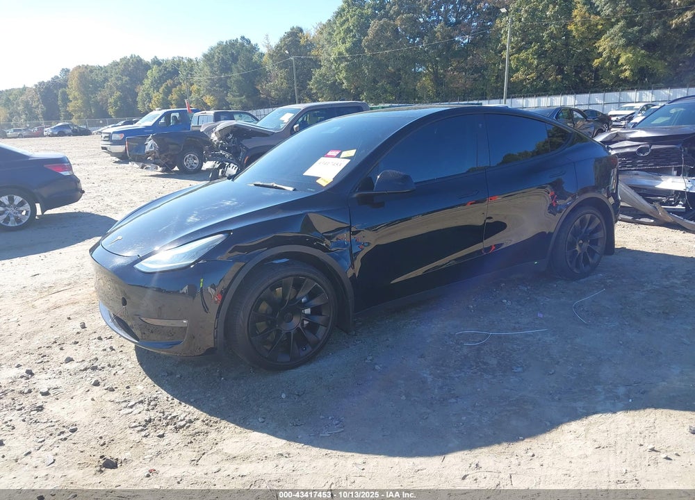 2021 TESLA MODEL Y LONG RANGE DUAL MOTOR ALL-WHEEL DRIVE VIN: 5YJYGDEEXMF188883