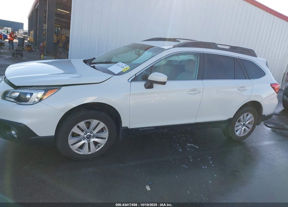 2016 SUBARU OUTBACK 2.5I PREMIUM VIN: 4S4BSBCCXG3309290