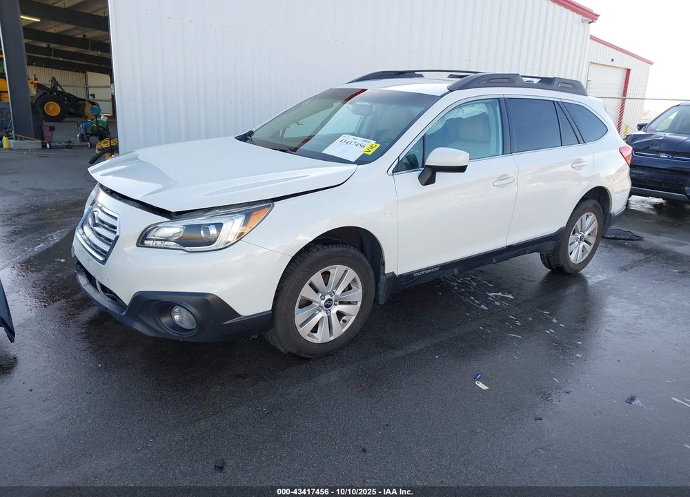 2016 SUBARU OUTBACK 2.5I PREMIUM VIN: 4S4BSBCCXG3309290