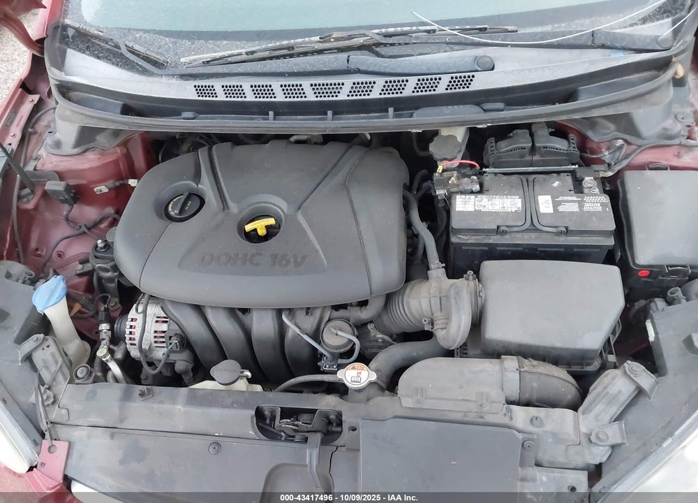 2014 HYUNDAI ELANTRA VIN: 5NPDH4AE6EH546355