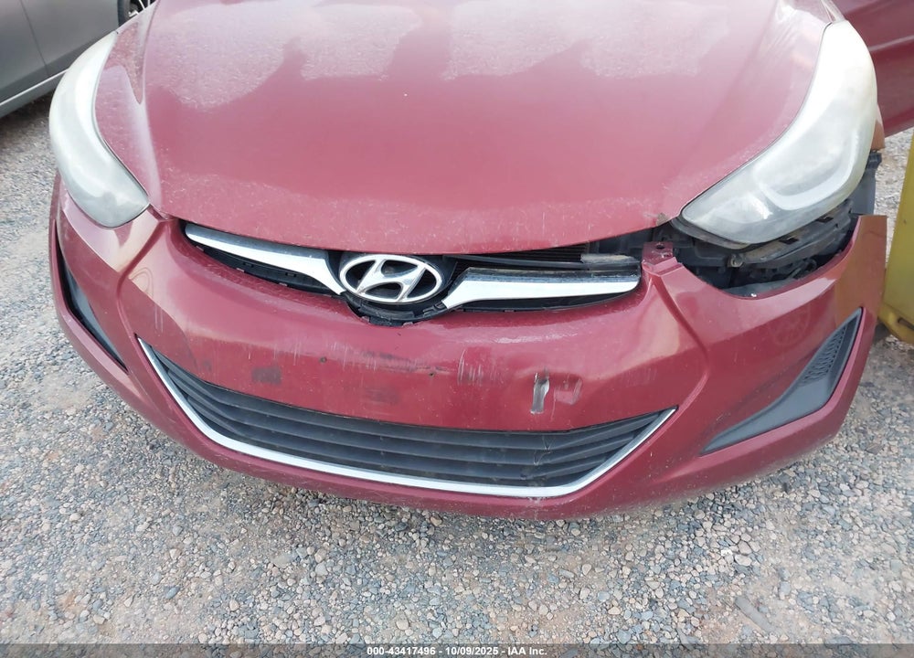 2014 HYUNDAI ELANTRA VIN: 5NPDH4AE6EH546355