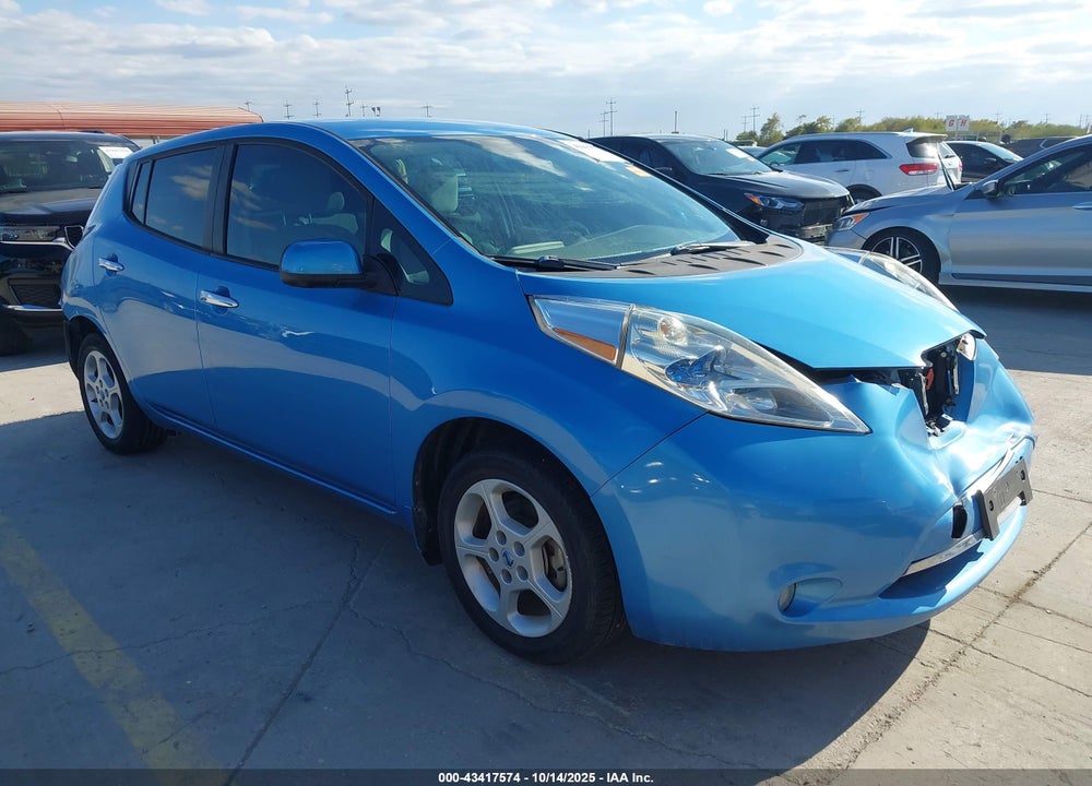 2013 NISSAN LEAF SV VIN: 1N4AZ0CPXDC420216