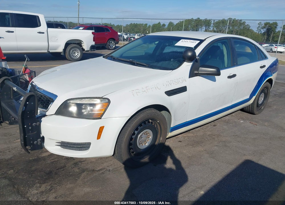 2013 CHEVROLET CAPRICE POLICE VIN: 6G1MK5U26DL820460