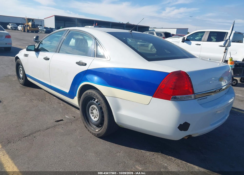 2013 CHEVROLET CAPRICE POLICE VIN: 6G1MK5U26DL820460