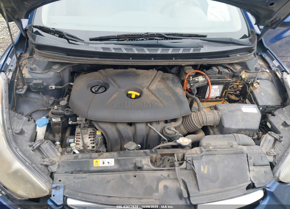 2013 HYUNDAI ELANTRA VIN: KMHDH4AE2DU556929