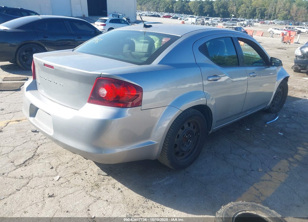 2014 DODGE AVENGER VIN: 1C3CDZABXEN105097