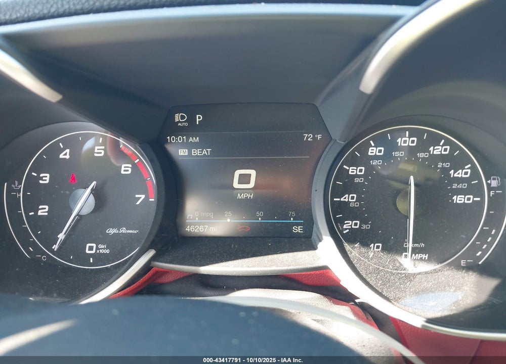 2020 ALFA ROMEO GIULIA TI RWD VIN: ZARFAMBN1L7634250