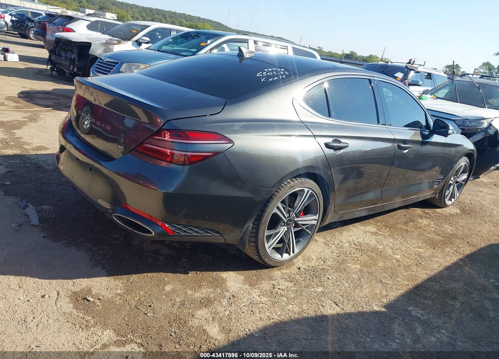 2025 GENESIS G70 3.3T RWD SPORT ADVANCED VIN: KMTG54SE7SU145100