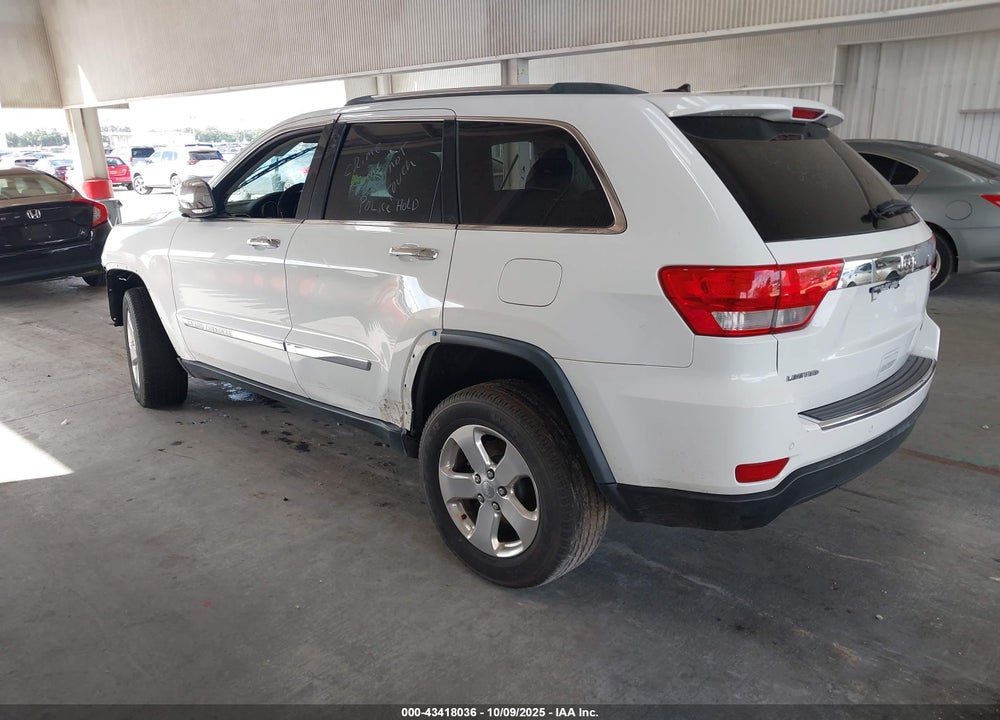 2013 JEEP GRAND CHEROKEE LIMITED VIN: 1C4RJEBG6DC595730