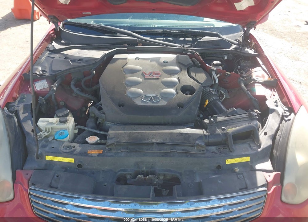 2003 INFINITI G35 BASE W/LEATHER VIN: JNKCV54E23M221497
