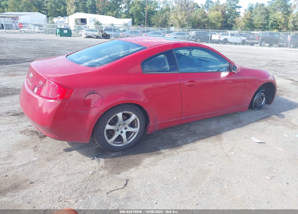 2003 INFINITI G35 BASE W/LEATHER VIN: JNKCV54E23M221497