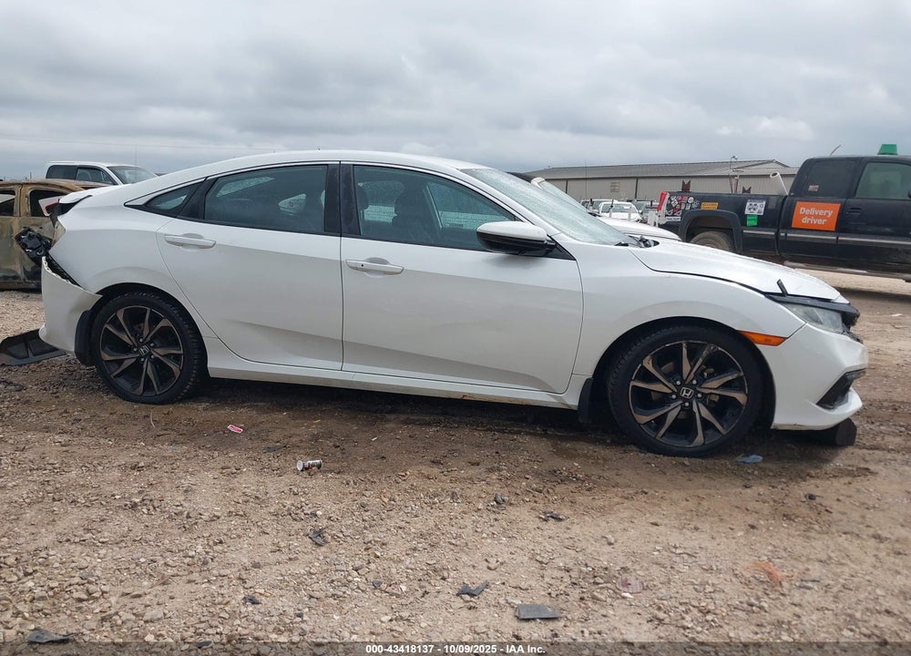 2019 HONDA CIVIC VIN: 2HGFC2F85KH563507