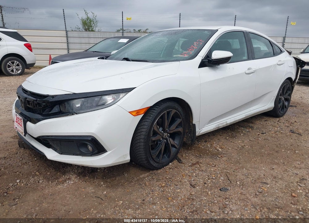 2019 HONDA CIVIC VIN: 2HGFC2F85KH563507