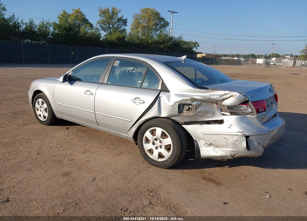 2009 HYUNDAI SONATA GLS VIN: 5NPET46CX9H523807