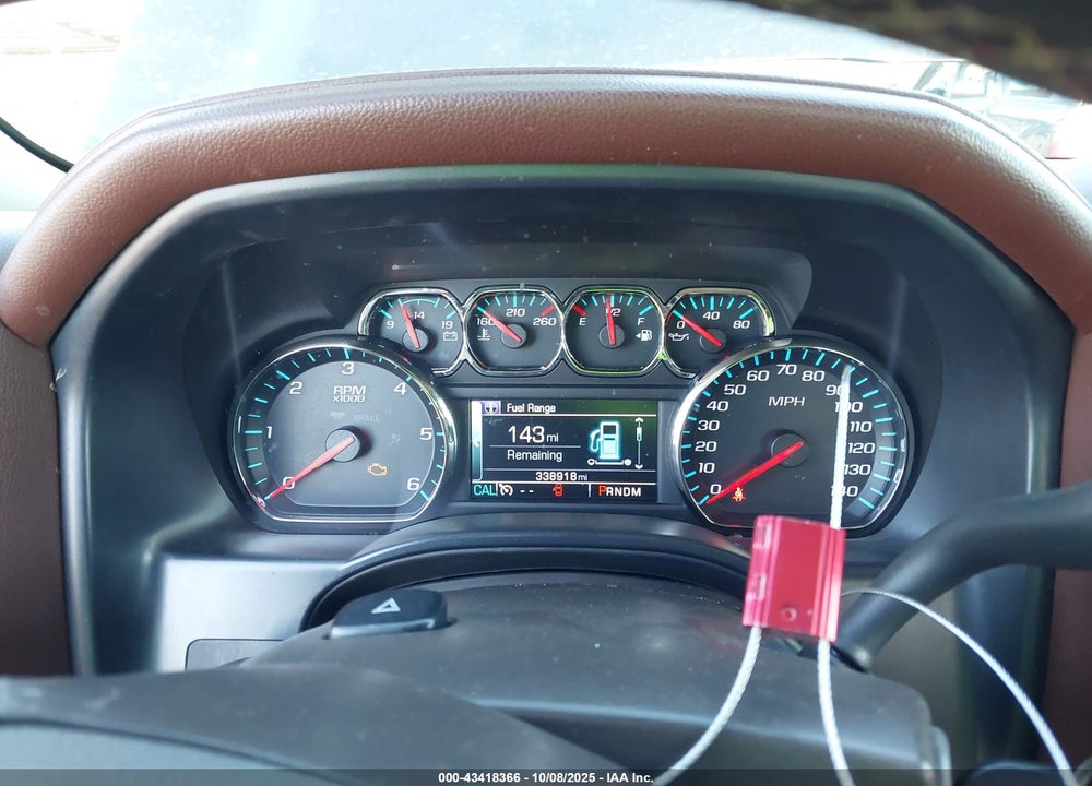 2015 CHEVROLET SILVERADO 1500 HIGH COUNTRY VIN: 3GCUKTEC3FG116992
