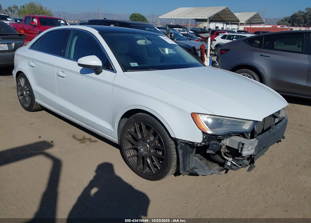 2015 AUDI A3 2.0T PREMIUM VIN: WAUEFGFF0F1086077