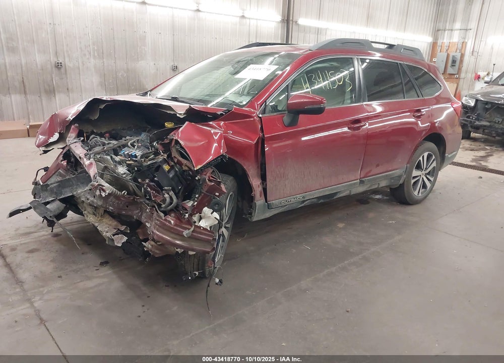2019 SUBARU OUTBACK 2.5I LIMITED VIN: 4S4BSANC2K3375543