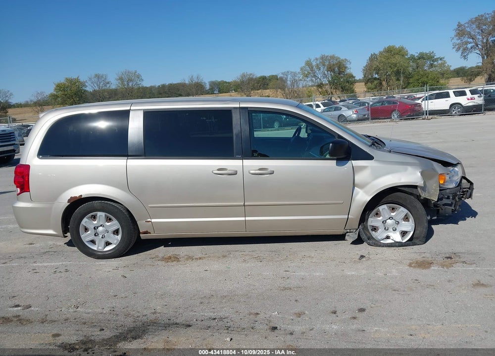 2013 DODGE GRAND CARAVAN SE VIN: 2C4RDGBG3DR613398