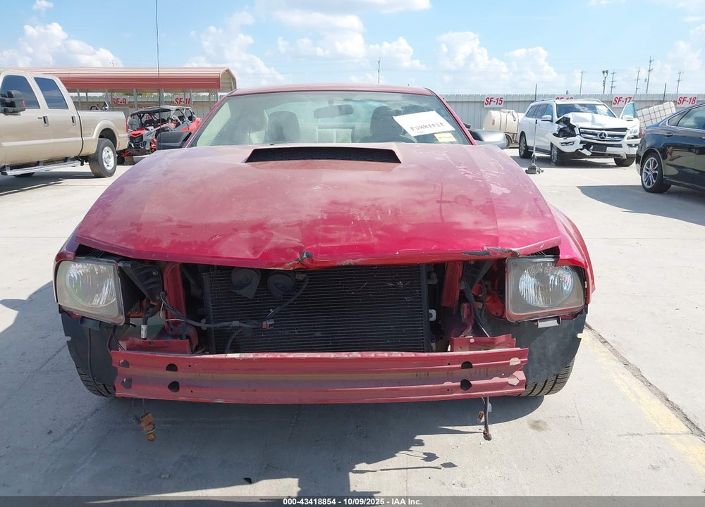 2006 FORD MUSTANG V6 VIN: 1ZVHT80N065177676
