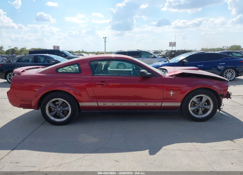 2006 FORD MUSTANG V6 VIN: 1ZVHT80N065177676