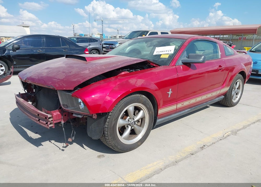 2006 FORD MUSTANG V6 VIN: 1ZVHT80N065177676