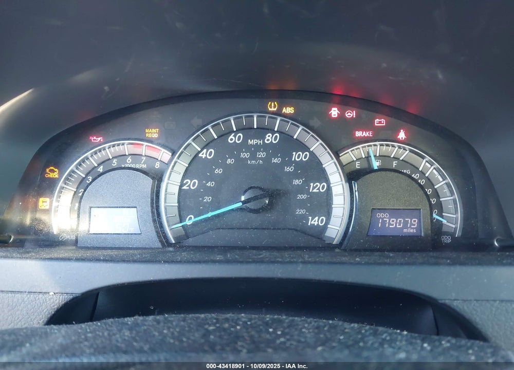 2012 TOYOTA CAMRY VIN: 4T1BF1FK7CU087717