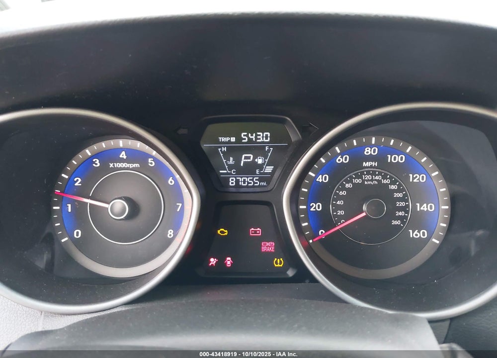 2014 HYUNDAI ELANTRA VIN: KMHDH6AH6EU026731