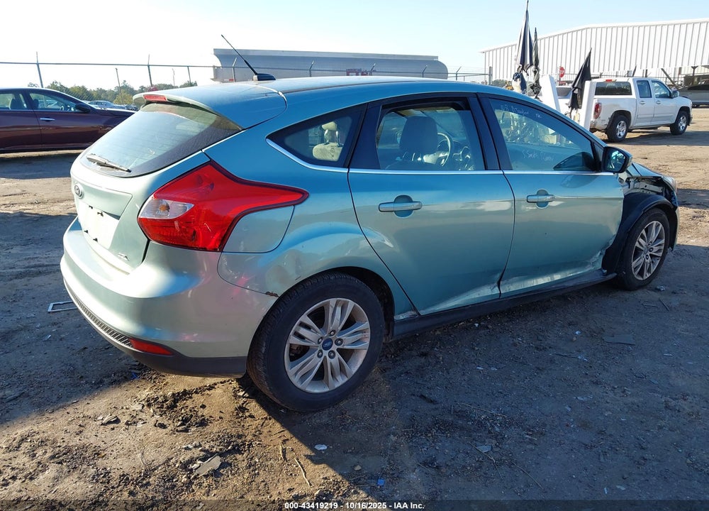 2012 FORD FOCUS SEL VIN: 1FAHP3M26CL313736