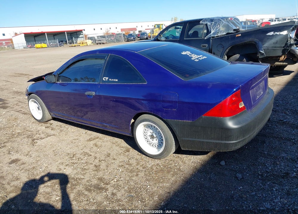 2001 HONDA CIVIC EX VIN: 1HGEM21931L006346