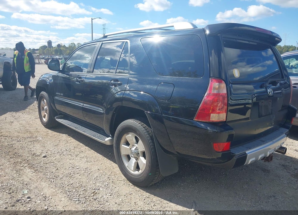 2003 TOYOTA 4RUNNER LIMITED V8 VIN: JTEBT17R330001704